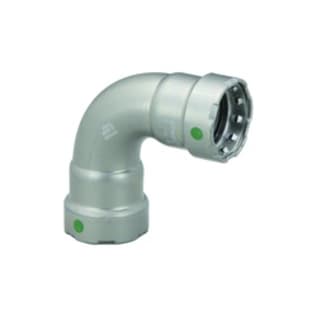 MegaPress® 25225 90 deg Pipe Elbow, 2 in, Press, Carbon Steel, Import