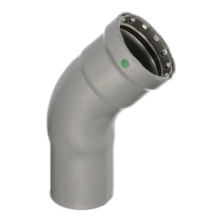 MegaPress® 26125 45 deg Street Elbow, 2 in, Fitting x Press, Carbon Steel, Import