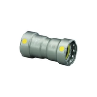 MegaPress® 22009 Pipe Coupling With Stop, 3/4 in Nominal, Press End Style, Carbon Steel, Import