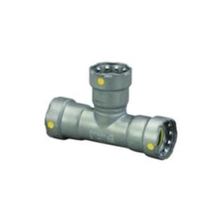 MegaPress® 25341 Pipe Tee, 1 x 1 x 3/4 in, Press, Carbon Steel, Import