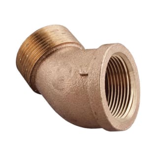 Merit Brass XNL103A-04 45 deg Street Elbow, 1/4 in Nominal, MNPT x FNPT End Style, 125 lb, Brass, Import