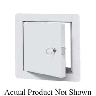 MIFAB® MFRU0808 Uninsulated Fire Rated Access Door, Concealed Hinge, (1) Turn Ring and Key Operator, 8-1/2 in W x 8-1/2 in H Rough Opening