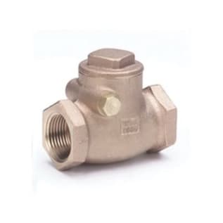 Hammond Valve 0940000112 IB940 Horizontal Swing Check Valve, 1-1/2 in Nominal, Thread End Style, 200 lb WOG, Bronze Body