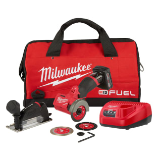 Milwaukee® M12 FUEL™ 2522-21XC Compact Cordless Cut-Off Saw Kit, 3 in Blade