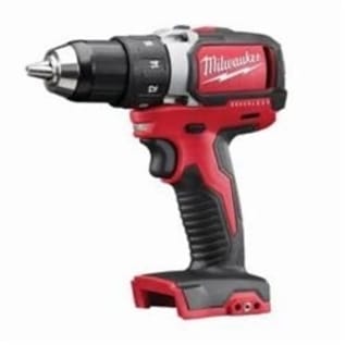 Milwaukee® 2701-20 M18™ Compact Cordless Drill/Driver, 1/2 in Chuck, 18 VDC, 0 to 450 rpm, 0 to 1800 rpm No-Load, 6-7/8 in OAL, Li-Ion Battery