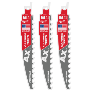 Milwaukee® 48-00-5331 AX™ Reciprocating Saw Blade, 6 in L, 3