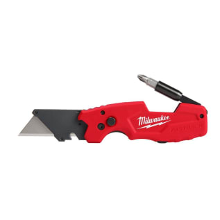 Milwaukee® 48-22-1505 FASTBACK™ 6-In-1 Retractable Folding Utility Knife, Bi-Metal Straight Edge Blade, 2.4 in L Blade, Lock Opening