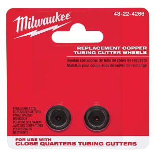Milwaukee® 48-22-4266 2-Piece Replacement Blade, For Use With 48-22-4260 1/2 in, 48-22-4261 3/4 in and 48-22-4262 1 in Close Quarter Copper Tubing Cutter, Carbon Steel
