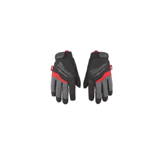 Milwaukee® 48-22-8722 General Purpose Work Gloves, General Purpose, High Dexterity Finger Tip Style, L, Synthetic Leather, Black/Red, Breathable Lining