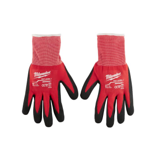 Milwaukee® 48-22-8902 Breathable Unisex Gloves, L, Nylon/Lycra Blend, Knit Cuff, Resists: Cut and Puncture, ANSI Cut-Resistance Level: A1, ANSI Puncture-Resistance Level: 1