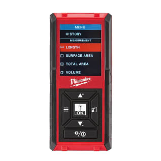 Milwaukee® 48-22-9802 Laser Distance Meter, +/-1/16 in Accuracy, Digital Display
