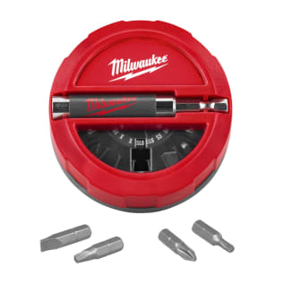 Milwaukee® 48-32-1700 Magnetic Insert Bit Puck Set, 20 Pieces, 1/4 in Hex Shank, S2 Steel