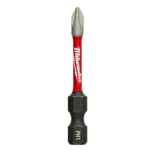 Milwaukee® SHOCKWAVE™ Impact Duty™ 48-32-4461 Impact Power Bit, #1 Phillips® Point, 2 in OAL, 1/4 in, Alloy Steel