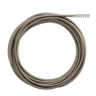 Milwaukee® 48-53-2561 Inner Core Bulb Head Drain Cleaning Cable, 5/16 in, Steel, For Use With Drain Cleaning Machines, 1-1/4 to 2-1/2 in Drain Line