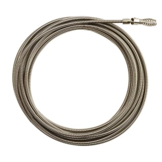 Milwaukee® 48-53-2564 Inner Core Drop Head Drain Cleaning Cable, 1/4 in, Steel, For Use With Drain Cleaning Machines, 1-1/4 to 2-1/2 in Drain Line