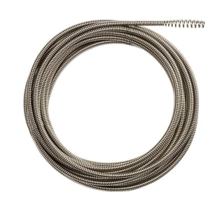 Milwaukee® 48-53-2674 Inner Core Bulb Head Drain Cleaning Cable, 5/16 in, Steel, For Use With Drain Cleaning Machines, 1-1/4 to 2-1/2 in Drain Line