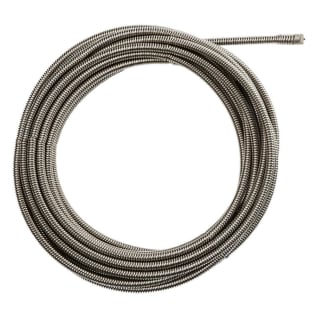 Milwaukee® 48-53-2675 Inner Core Coupling Drain Cleaning Cable, 3/8 in, Steel, For Use With Drain Cleaning Machines, 1-1/4 to 2-1/2 in Drain Line