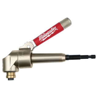 Milwaukee® 49-22-8510 Compact Heavy Duty Right Angle Attachment Kit, For Use With Right Angle Grinder, 90 deg Offset, 1/4 in Dia Shank, 235 in-lb Torque