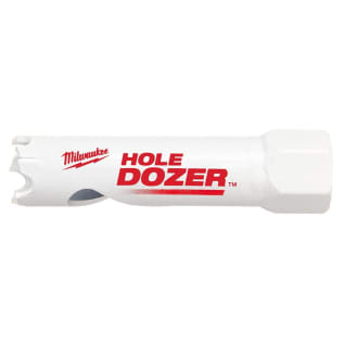 Milwaukee® HOLE DOZER™ Ice Hardened™ 49-56-0017 Hole Saw, 11/16 in Dia, 1-5/8 in D Cutting, Bi-Metal/8% Cobalt Cutting Edge
