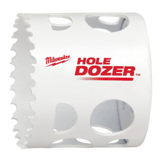 Milwaukee® HOLE DOZER™ Ice Hardened™ 49-56-0127 Hole Saw, 2-1/8 in Dia, 1-5/8 in D Cutting, Bi-Metal/8% Cobalt Cutting Edge