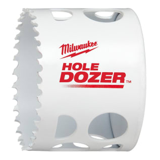 Milwaukee® HOLE DOZER™ Ice Hardened™ 49-56-0163 Hole Saw, 2-3/4 in Dia, 1-5/8 in D Cutting, Bi-Metal/8% Cobalt Cutting Edge