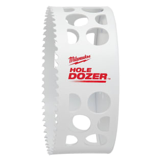Milwaukee® HOLE DOZER™ Ice Hardened™ 49-56-0253 Hole Saw, 6 in Dia, 1-5/8 in D Cutting, Bi-Metal/8% Cobalt Cutting Edge