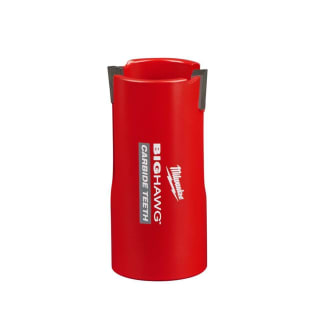 Milwaukee® BIG HAWG™ 49-56-9200 Hole Saw, 1-3/8 in Dia, 2.34 in D Cutting, Carbide Cutting Edge, 5/8-18 Arbor