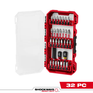 Milwaukee® SHOCKWAVE™ Impact Duty™ 48-32-4004 Impact Driver Bit Set, 1/4 in, Steel
