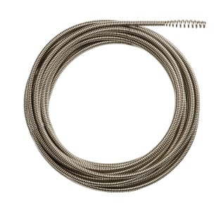 Milwaukee® 48-53-2672 Inner Core Bulb Head Drain Cleaning Cable, 1/4 in, Steel, For Use With Drain Cleaning Machines, 1-1/4 to 2-1/2 in Drain Line