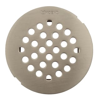Moen® 101663BN Snap-In Tub/Shower Drain Cover, Kingsley®, 4-1/4 in W, 4-1/4 in Dia, Brass, Brushed Nickel, Import