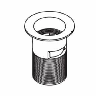 Moen® 131553 Model 131553 Pop-Up Waste Kit With Overflow, For Use With Weymouth™ S42107 1-Handle Lavatory Faucet, 1-1/4 in, Metal, Domestic