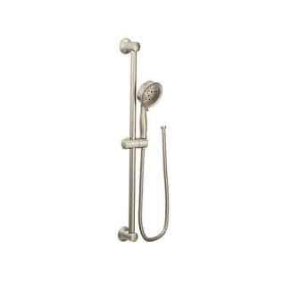 Moen® 3667EPBN Hand Shower, 4-3/8 in Dia 4 Shower Head, 2 gpm, 69 in L Hose, Brushed Nickel, Domestic