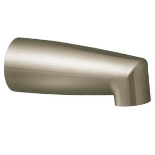 Moen® 3829BN Non-Diverter Tub Spout, Chateau®, 7 in L, 1/2 in C Connection, Metal, Brushed Nickel, Domestic