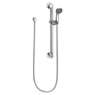 Moen® 52224GBM15 Handheld Shower, 3-1/4 in Dia 1 Shower Head, 1.5 gpm Flow Rate, 69 in L Hose, Polished Chrome/Stainless Steel, Domestic