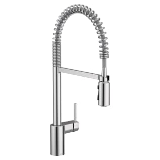 Moen® 5923 Align™ Pre-Rinse Spring Kitchen Faucet, 1.5 gpm Flow Rate, Pull-Down Spout, Polished Chrome, 1 Handle, Import
