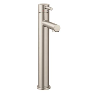 Moen® 6192BN Align™ Vessel Bathroom Faucet, 4-1/2 in Spout, 9 in H Spout, Brushed Nickel, 1 Handles, Domestic