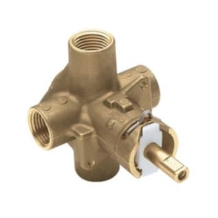 Moen® 62300 M-Pact® Rough-In Valve, 1/2 in IPS Inlet x 1/2 in IPS Outlet, Brass Body, Domestic