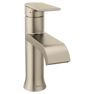 Moen® 6702BN Bathroom Faucet, Genta™, Commercial, 1.2 gpm Flow Rate, 4-1/16 in H Spout, 1 Handle, Pop-Up Drain, 1 or 3 Faucet Holes, Brushed Nickel