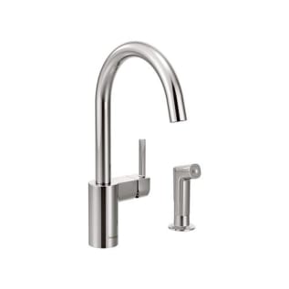 Moen® 7165 Kitchen Faucet, Align™, 1.5 gpm Flow Rate, High-Arc Spout, Polished Chrome, 1 Handle, Import