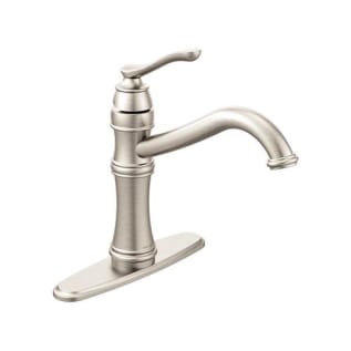 Moen® 7240SRS Kitchen Faucet, Belfield™, 1.5 gpm Flow Rate, 8 in Center, Fixed Spout, Spot Resist® Stainless Steel, 1 Handle, Domestic