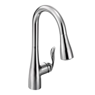 Moen® 7594C Arbor® Kitchen Faucet, 1.5 gpm Flow Rate, Polished Chrome, 1 Handles, 1/3 Faucet Holes, Function: Traditional, Domestic