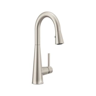 Moen® 7664SRS Sleek™ Pulldown Prep/Bar Faucet, 1.5 gpm Flow Rate, Spot Resist® Stainless Steel, 1 Handle, 1 or 3 Faucet Holes, Function: Traditional, Import