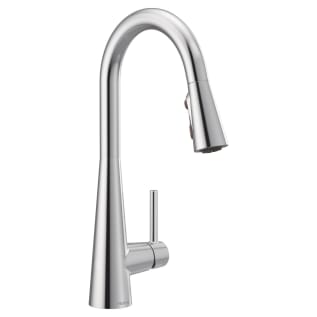Moen® 7864 Sleek™ Pull-Down Kitchen Faucet, 1.5 gpm Flow Rate, Polished Chrome, 1 Handles, 1 Faucet Holes, Function: Traditional, Import