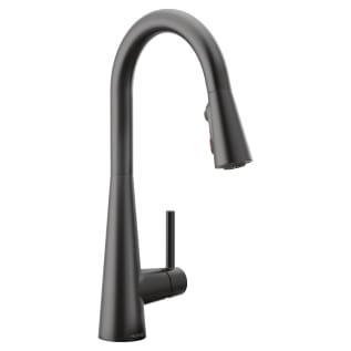 Moen® 7864BL Sleek™ Pull-Down Kitchen Faucet, 1.5 gpm Flow Rate, Matte Black, 1 Handles, 1 Faucet Holes, Function: Traditional, Import