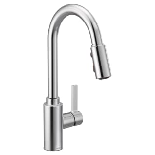 Moen® 7882 Pull-Down Kitchen Faucet, Genta™, 1.5 gpm Flow Rate, Polished Chrome, 1 Handles, 1 Faucet Holes, Function: Traditional, Domestic