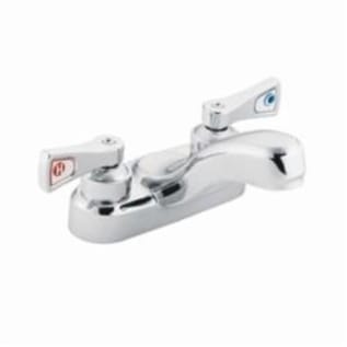 Moen® 8210 Centerset Bathroom Faucet, M-DURA™, Polished Chrome, 2 Handles, 2.2 gpm Flow Rate