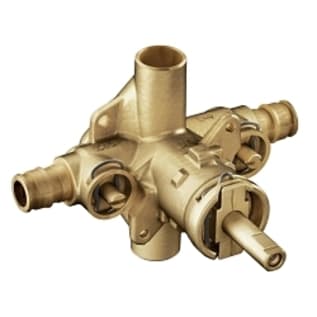 Moen® 8375HD Posi-Temp® Rough-In Valve, 1/2 in Cold Expansion PEX Inlet x 1/2 in Cold Expansion PEX Outlet, 1.5 gpm, Brass Body, Domestic
