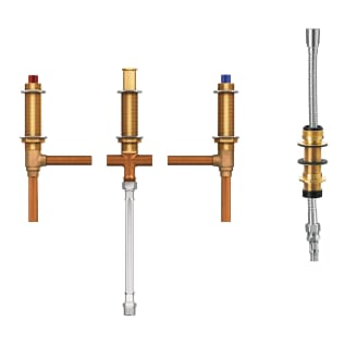 Moen® 9792 Adjustable Roman Tub High Flow Rough-In Valve With Diverter, 1/2 in CC Inlet x 1/2 in CC Outlet, 45 psi, 13 gpm, Metal Body, Import