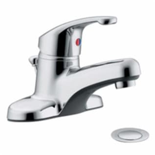 Moen® CA47711L Flagstone® Centerset Bathroom Faucet, Polished Chrome, 1 Handles, 50/50 Pop-Up Drain, 1.2 gpm Flow Rate