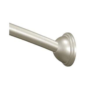 Moen® CSR2160BN Adjustable Curved Shower Rod, 1 in Dia x 5 ft L Rod/Track, 304 Stainless Steel, Brushed Nickel, Import